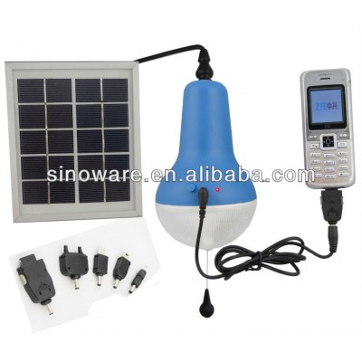 Solar Lamp with Mobile Phone Charger for Iphone for Samsung Nokia Sony Solar Light Indoor Home and Outdoor Garden Lighting