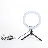 Mobile Phone Live Beauty Lamp Fill Ring Light Photography Lighting Table Stand Rechargeable Ring Light